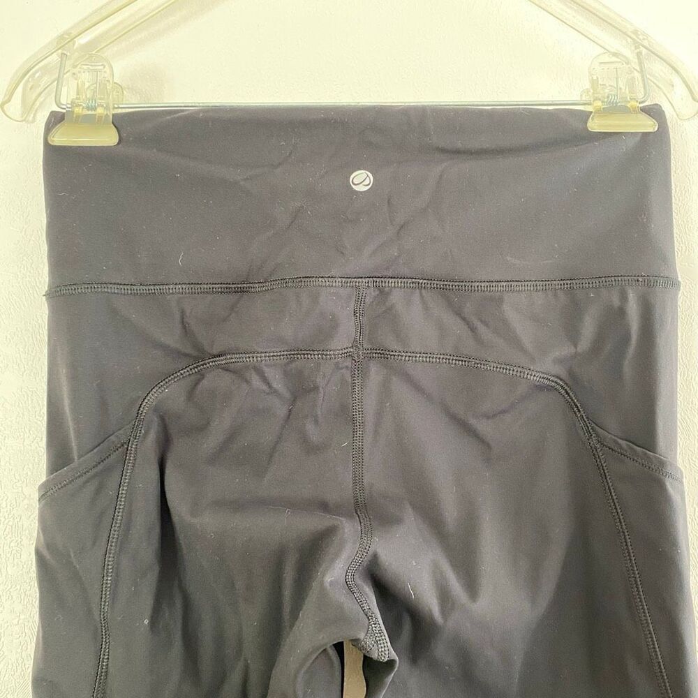 CRZ Yoga High Waisted Leggings Black Size 4/6 Buttery Soft Athletic Yoga Pants P - Picture 7 of 10